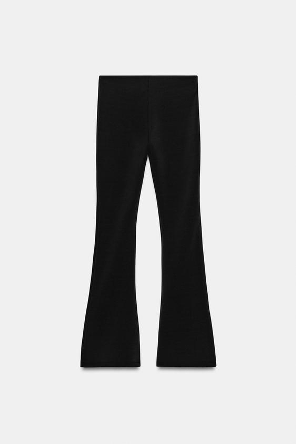 ZARA РАСКЛЕШЕННЫЕ БРЮКИ С ЗАКЛЕПКАМИ, ЧЕРНЫЙ