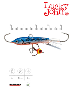 Балансир LUCKY JOHN Classic №4 (+тройник), цвет 45H, арт. 81401-45H