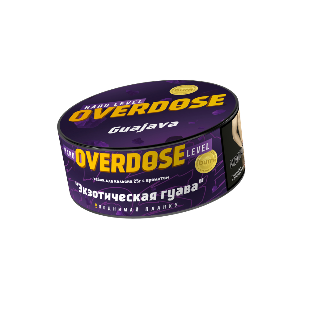 М. Табак для кальяна Overdose Экзотическая гуава, 25 гр.