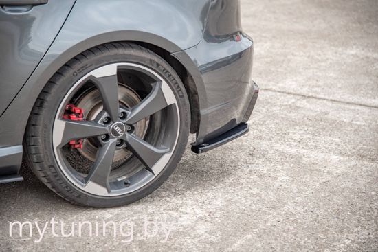 Сплиттеры бампера заднего боковые для AUDI RS3 8V Sportback (15-16)
