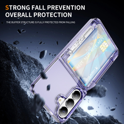 Прозрачный чехол Lumen Case с подставкой 2‑в‑1 и отделением для карт: Samsung Galaxy S26+