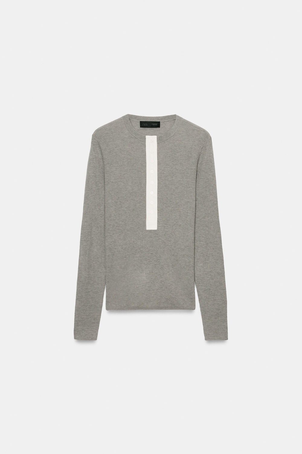 СВИТЕР ИЗ ШЕРСТИ С ПУГОВИЦАМИ — ZARA