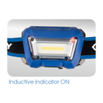 KING TONY (9TA52A) Фонарь светодиодный, налобный, 1 Led COB, 3,7 В