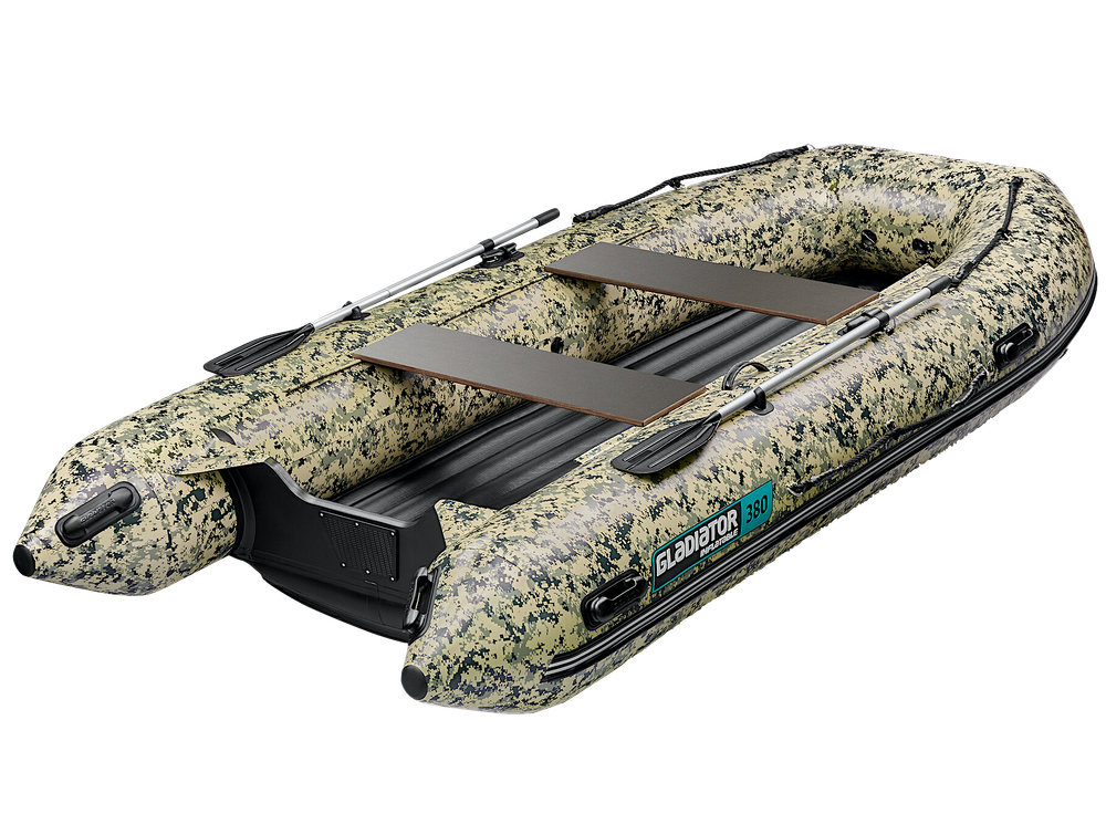 Лодка ПВХ Gladiator Air Sport E380S НДНД Camo -