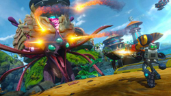 Ratchet & Clank (Хиты PlayStation) (диск для PS4, полностью на русском языке) (обложка на русском языке)