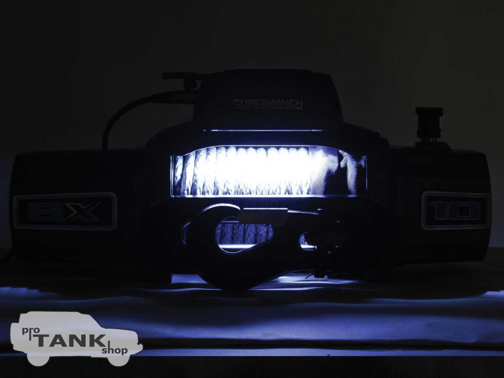 SX10SR лебедка электрическая 12В с синтетическим тросом