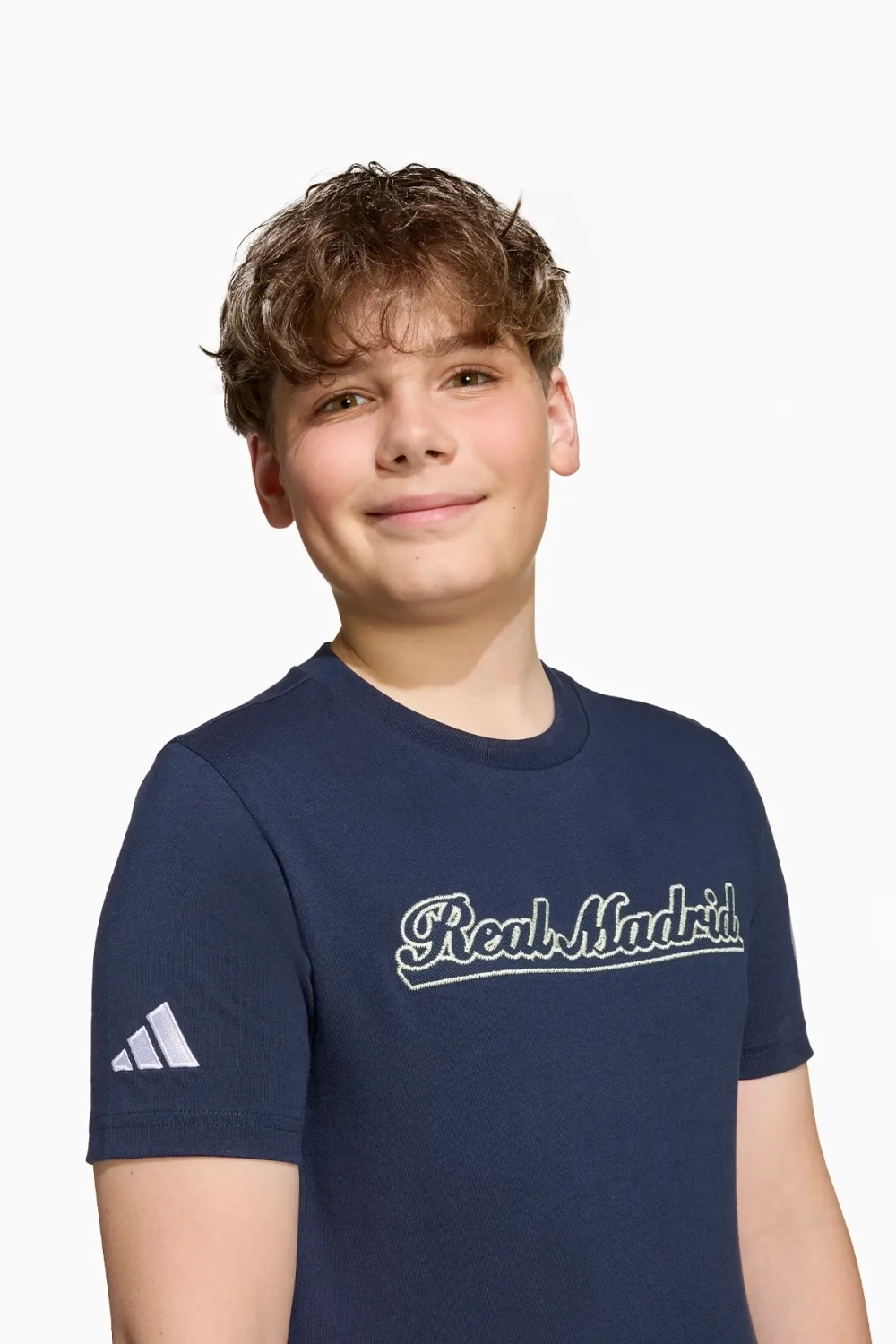 Футболка adidas Real Madrid 25/26 US Pack Tee Junior - темно-синий