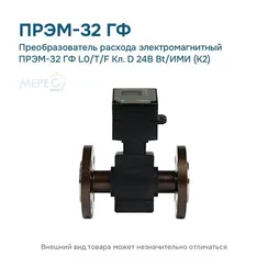 Преобразователь расхода электромагнитный ПРЭМ-32 ГФ L0/T/F Кл. D 24В Bt/ИМИ (К2)