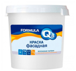 Краска фасадная белоснежная Formula Q8 13 кг