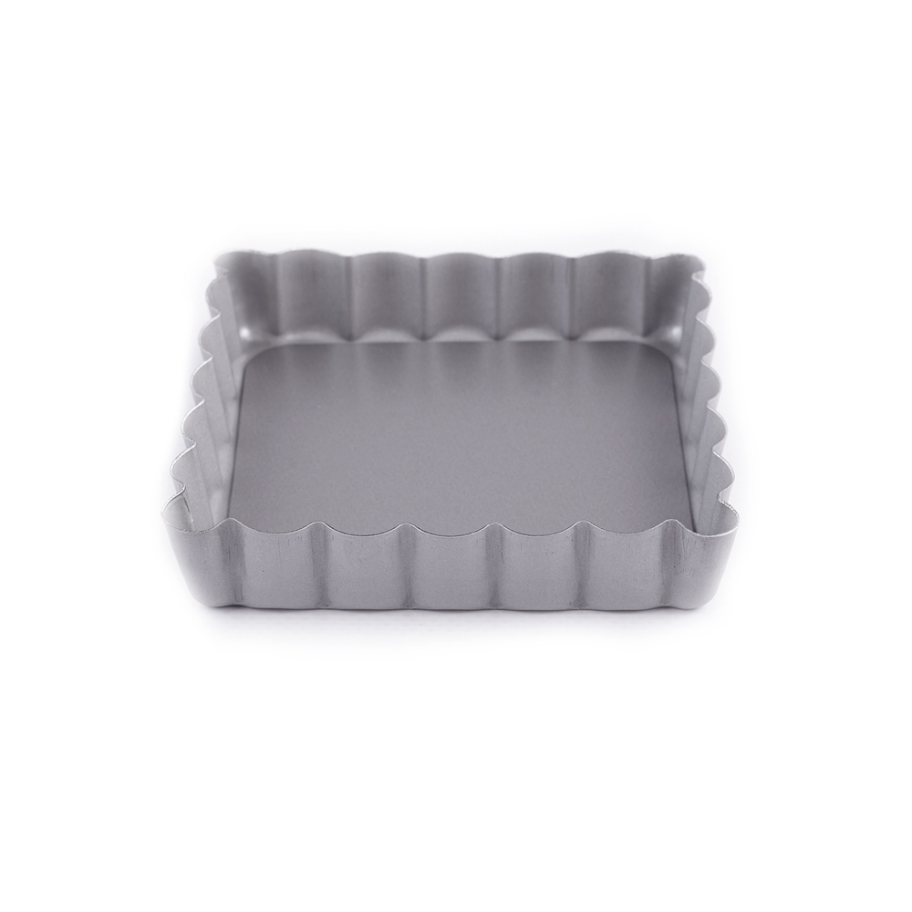 Форма для выпечки квадратная со съемным дном Patisse Silver 10х10х2 см