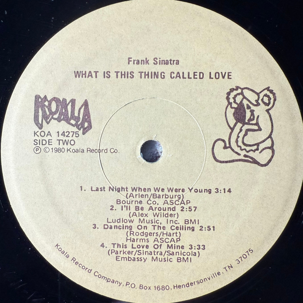 Frank Sinatra ‎– What Is This Thing Called Love (США)