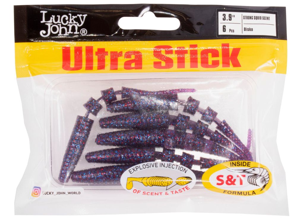 Слаги съедобные LJ Pro Series Java Stick 3,9in (10 см), цв. S63, 6 шт.