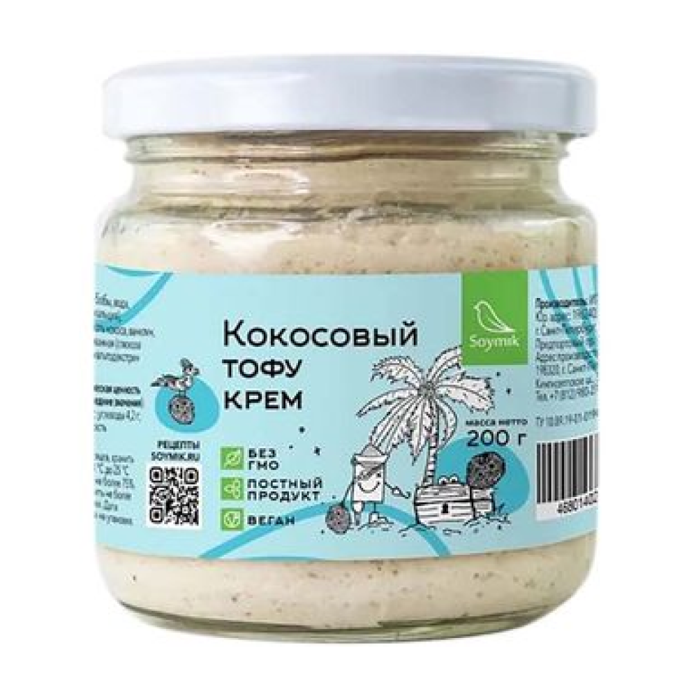 Тофу крем кокосовый Соймик, 200 г