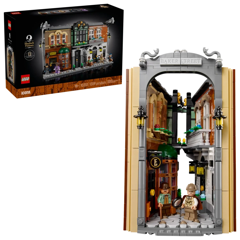 Конструктор LEGO Icons 10351 Шерлок Холмс: книжный уголок