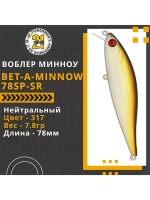 Воблер Pontoon21 Bet-A-Minnow 78SP-SR 78мм 7.8 гр. 0.3-0.5 м