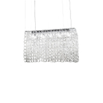 Pendant design lamp Giogali SP RE2 by Vistosi (Clear)