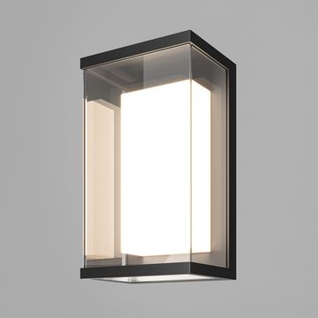 Уличный настенный светильник 10W 3000К O021WL-L10B3K чёрный Baker Street Maytoni