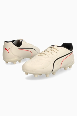 Бутсы Puma King 20 Play FG/AG Junior - белый