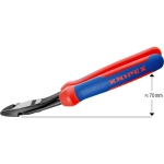 Кусачки боковые особой мощности черненые 200 мм Knipex 74 22 200
