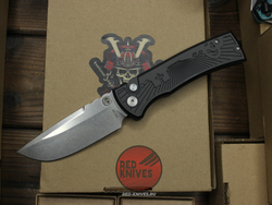 Нож Chaves Knives / Pro-Tech Redencion 229 Auto FDE Battleworn BLACK STANDARD - алюм рук с гравир., шайбы