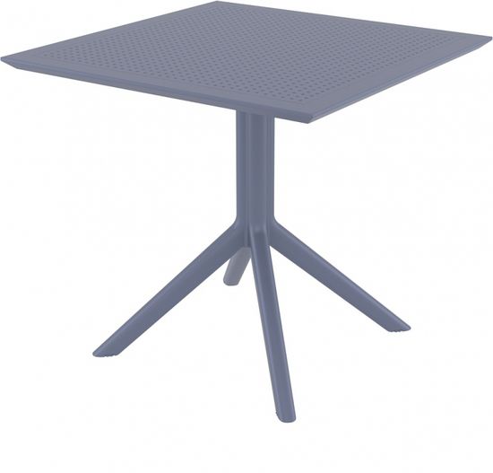Стол пластиковый Sky Table 80 темно-серый