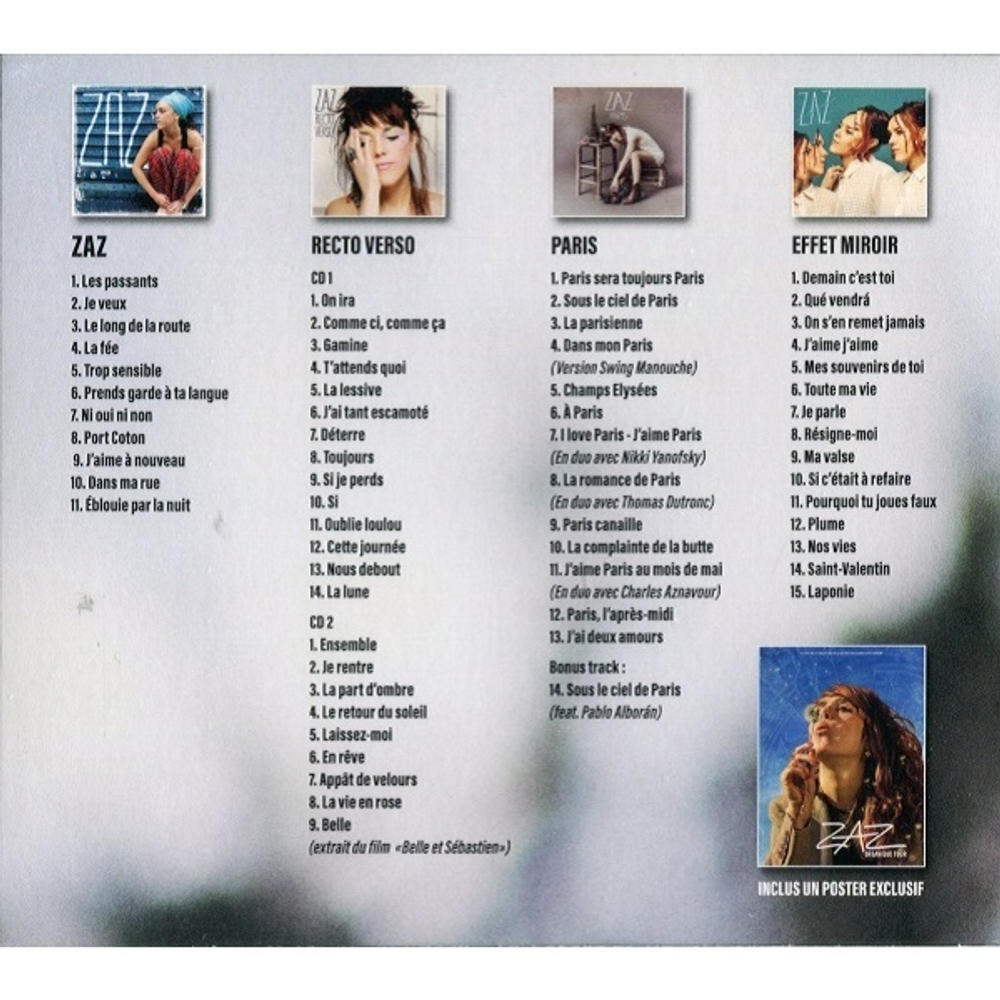Zaz / Coffret 4 Albums (4CD)