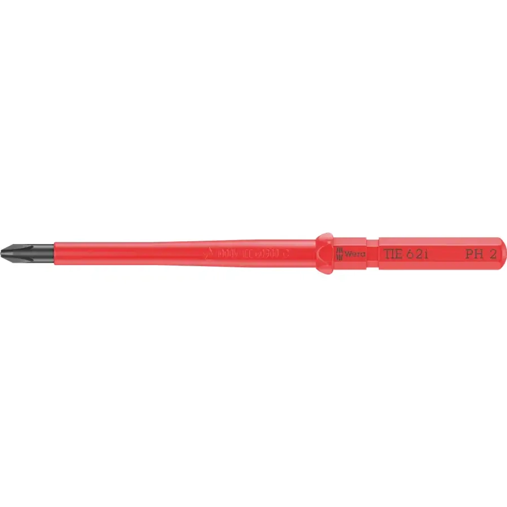 Сменная отвёртка Kraftform Kompakt для винтов Phillips VDE 62 i PH 2х157 мм WERA 05006511001