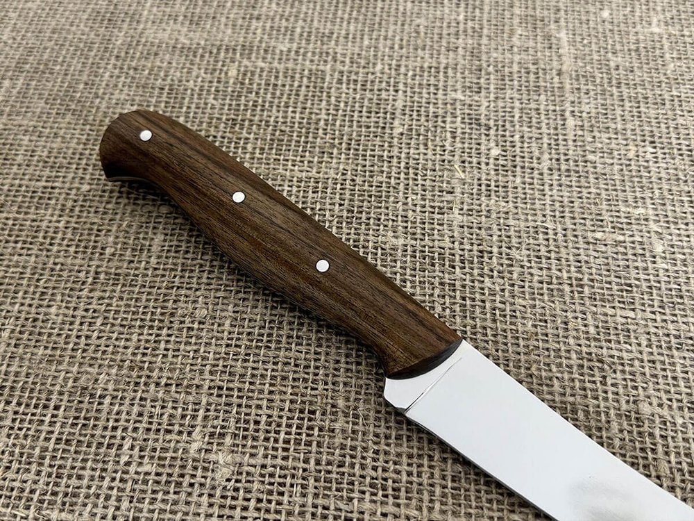 Филейный нож, сталь 95Х18, рукоять Орех
