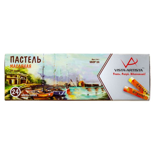 Пастель масляная Vista-Artista Studio VAOP-24 набор 24 цв