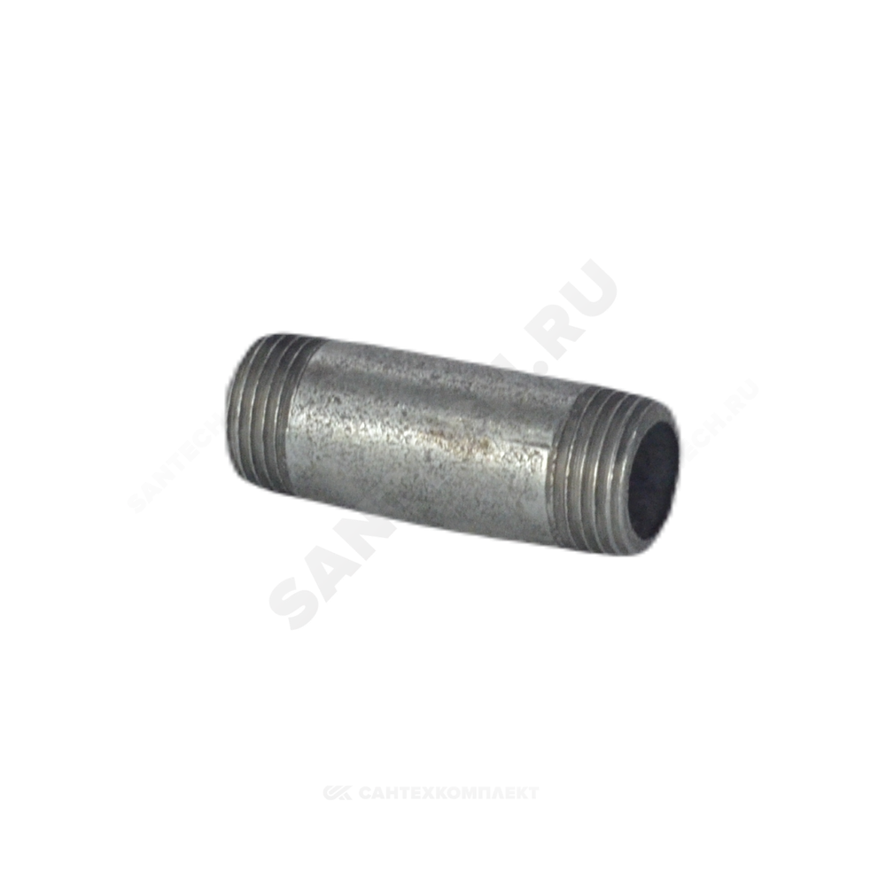 Бочонок сталь оц Ду 50 L=70мм из труб по ГОСТ 3262-75 АС