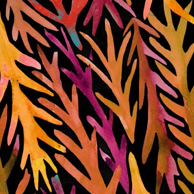 abstract leaves
