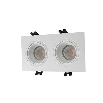 Встраиваемый светильник 2*GU5.3 DK3072-WH белый Denkirs