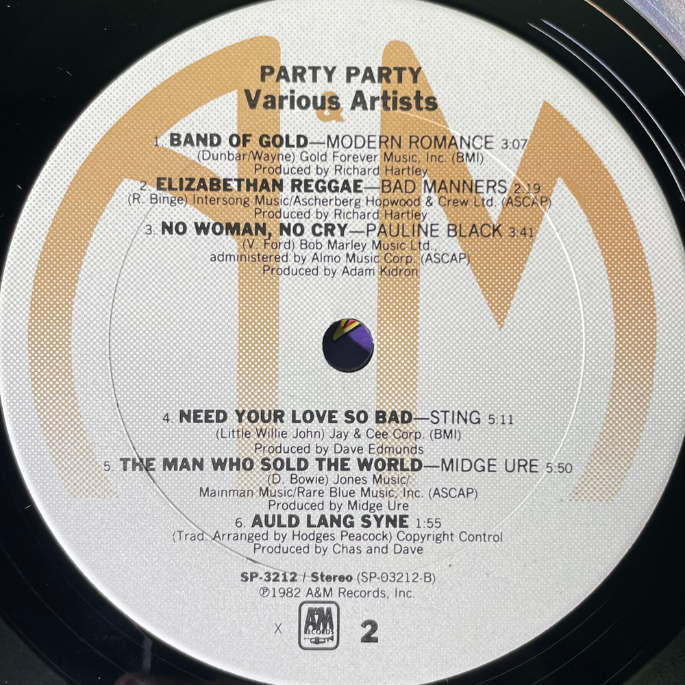 Party Party - Original Motion Picture Soundtrack (США 1982г.)