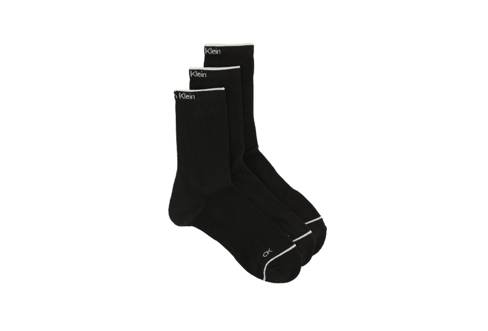носки 3 пары athleisure Calvin Klein - черный(701218766)