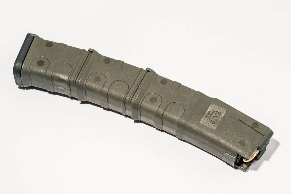 Магазин PufGun для Сайга-9, 9×19, 30 патронов, хаки