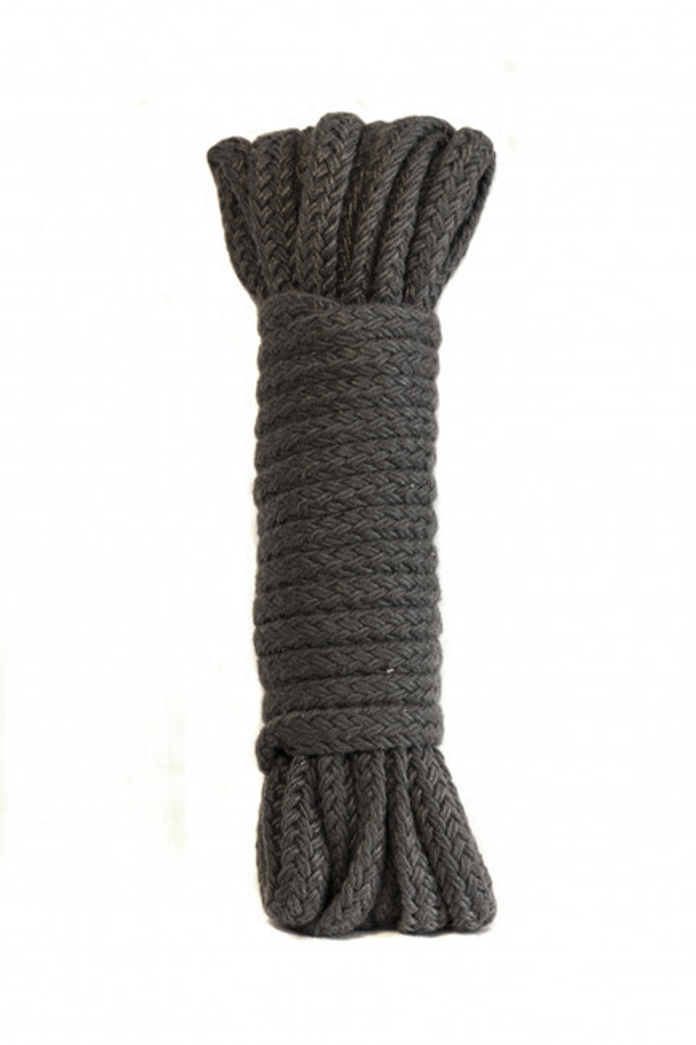 Черная веревка для связывания Bondage Rope Black (9 м , серый) (Цвет: серый)