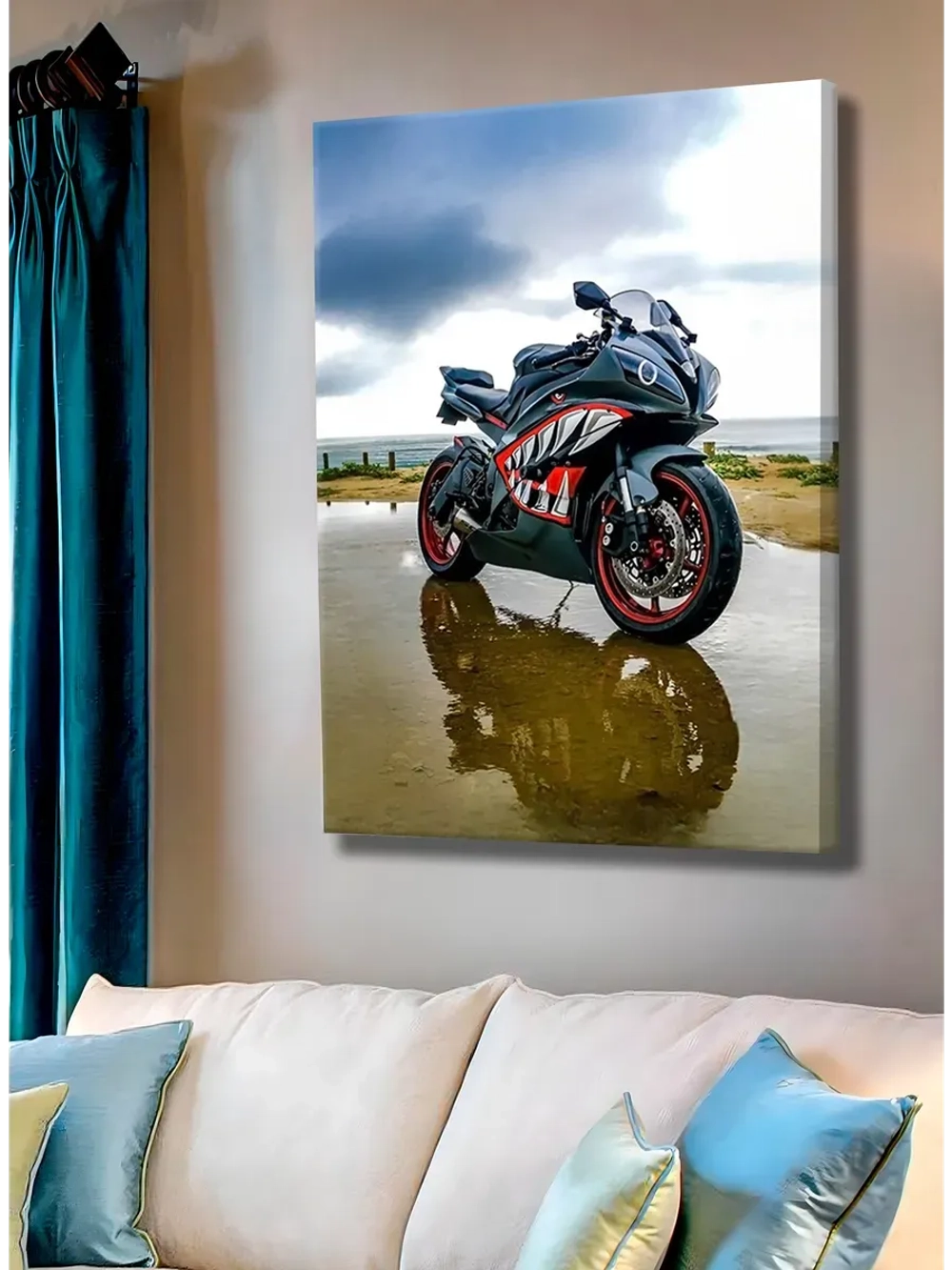 Картина Ducati Городской Призрак интерьерная 30х40см 1шт.
