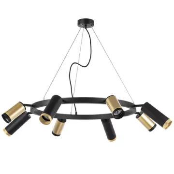 Люстра подвесная 8*GU10 LR01840487470 черный/золото Rullo Lightstar