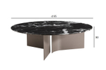 Стол журнальный Garda Decor черный d95*30 см