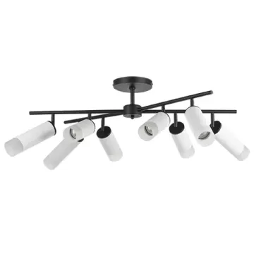 Люстра потолочная 8*GU10 LR7283648641 белый/черный Rullo Lightstar