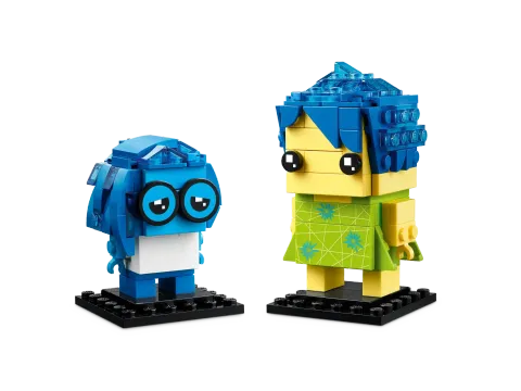 Конструктор LEGO BrickHeadz 40749 Радость, печаль и тревога
