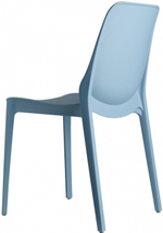 Стул пластиковый Scab Design Ginevra Go Green, голубой