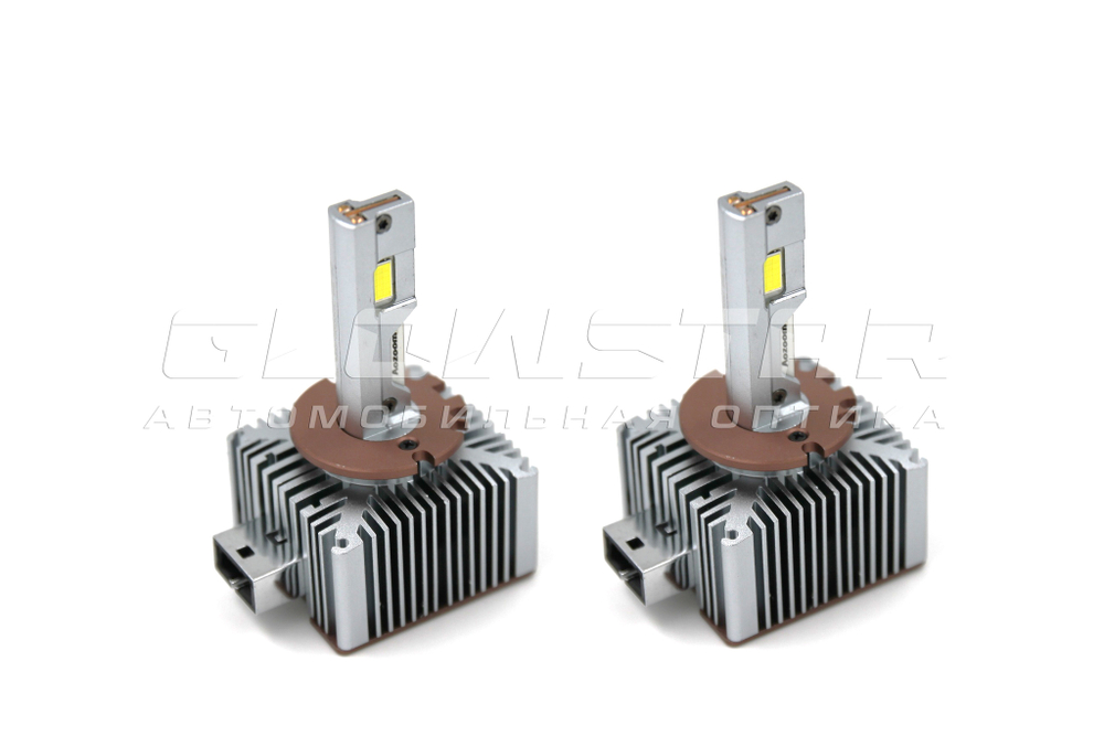 Aozoom D-S/D1S с вентилятором 12V 45W 3500Lm (комплект, 2шт)