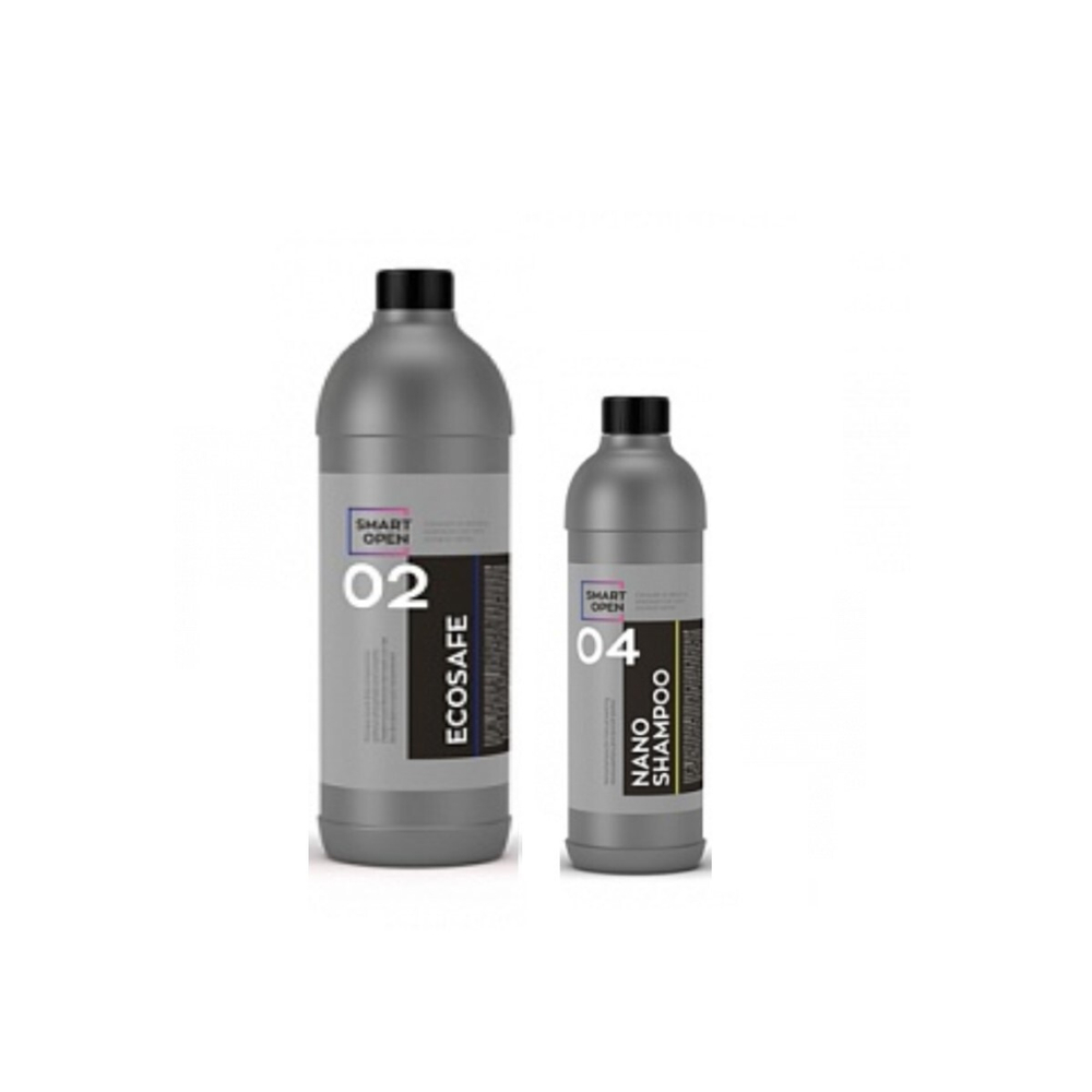 Набор для двухфазной мойки Smart Open 02 ECOSAFE +04 NANO SHAMPOO 0,5л