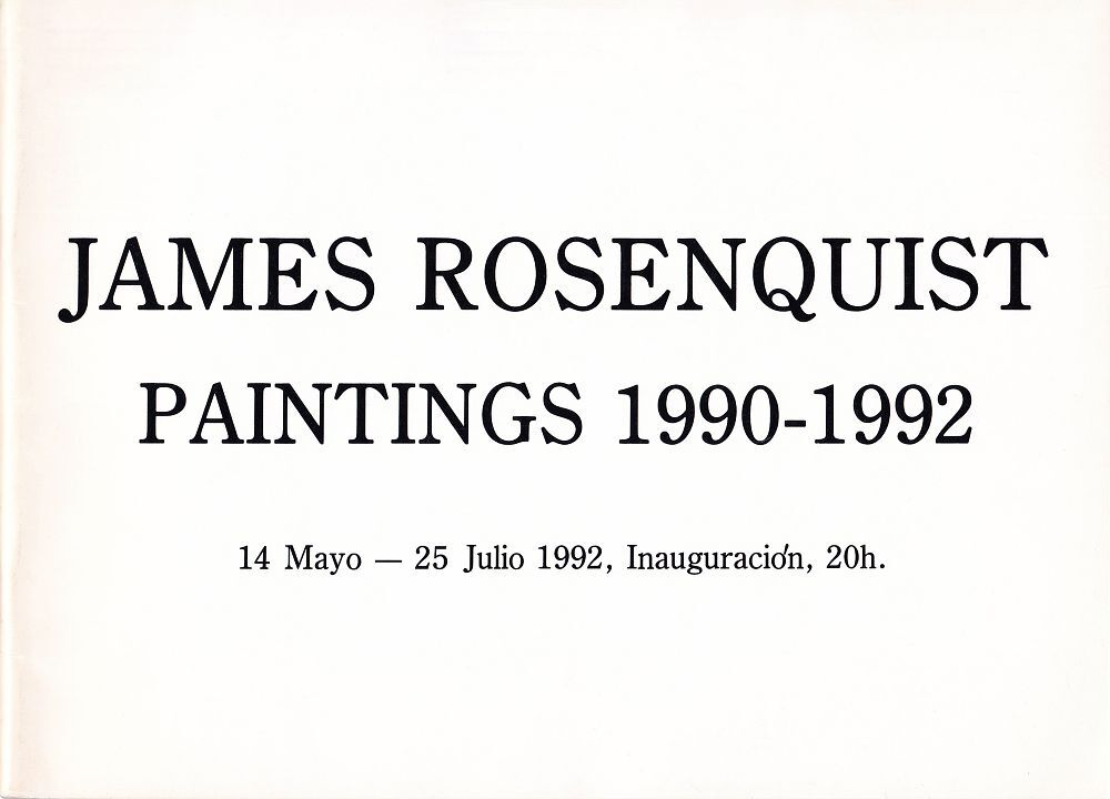 Джеймс Розенквист. Живопись 1990-1992