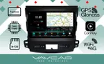 Магнитола для Mitsubishi Outlander XL - Vaycar VA47-0056-2K на Android 13, Быстрая, 2K QLED, CarPlay, 4G SIM-слот