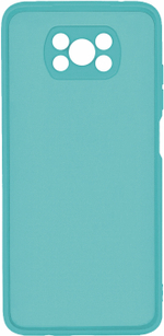 Мягкий Soft Touch чехол из силикона для XIAOMI POCO X3 / X3 PRO / X3 NFC с бархатной подкладкой