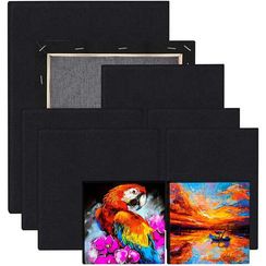 Qara kətan \ Black Blank Cotton 50 x 40 sm
