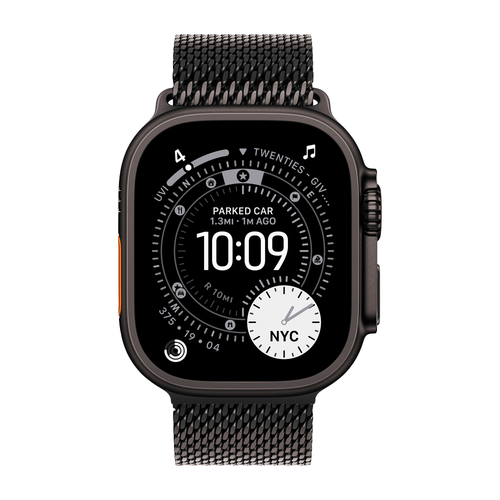 Умные часы Apple Watch Ultra 3 (2025) GPS + Cellular, 49mm, Black Titanium Case with Black Titanium Milanese Loop, L