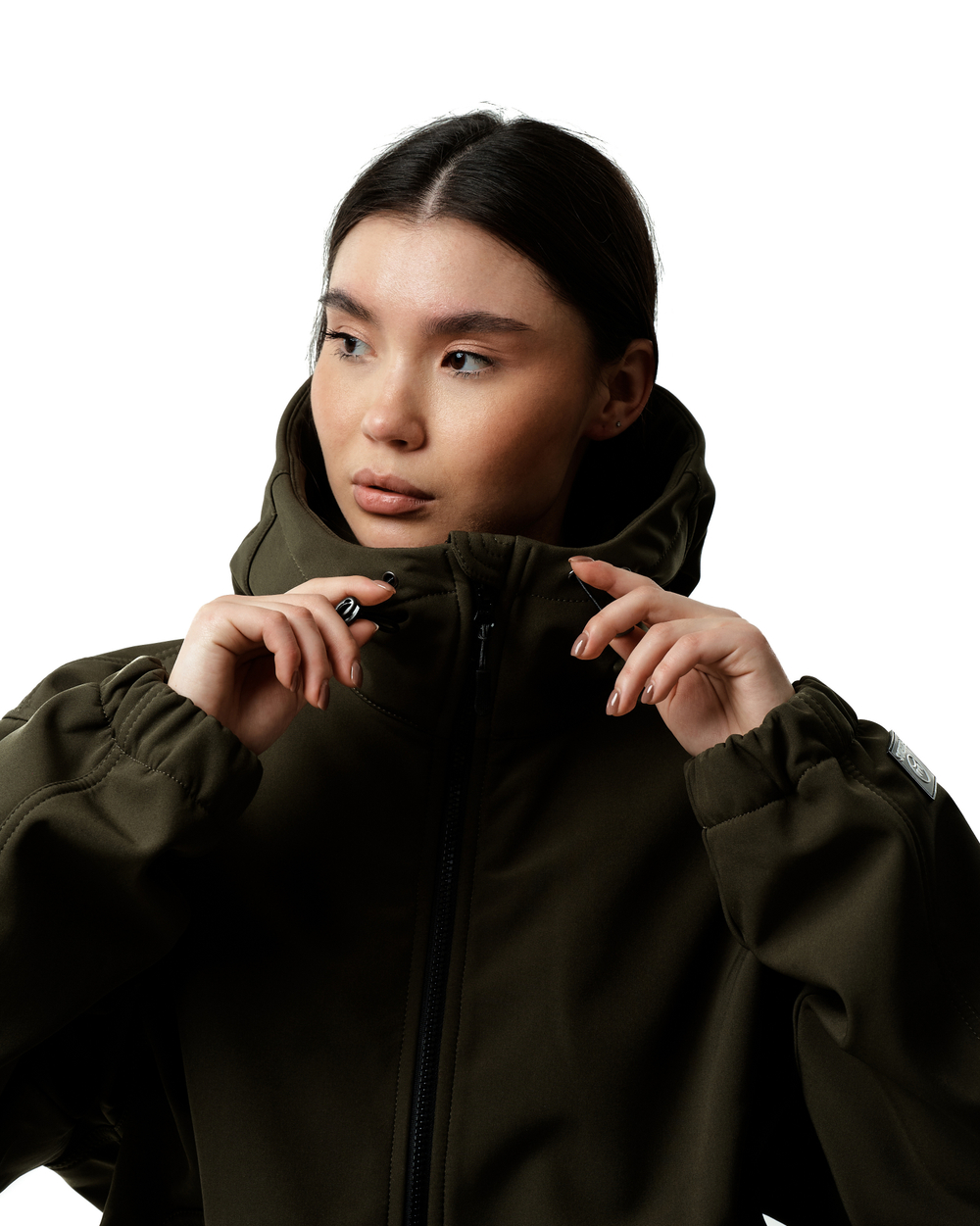 Куртка THE BAD FRIENDS Softshell удлиненная хаки